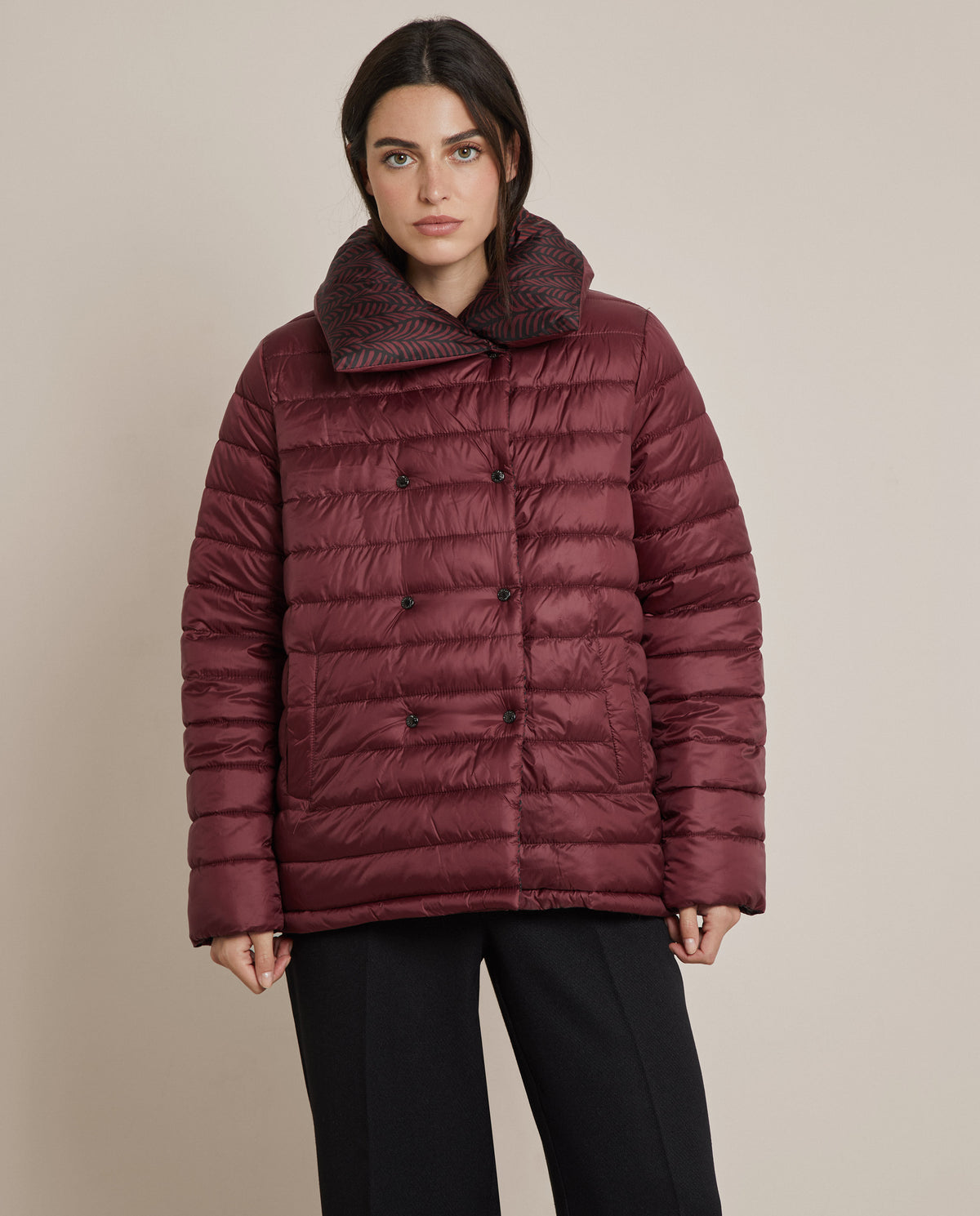 ABRIGO ACOLCHADO REVERSIBLE