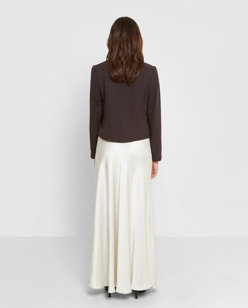 FALDA MIDI SATINADA
