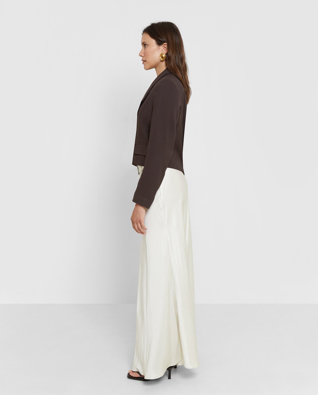 FALDA MIDI SATINADA