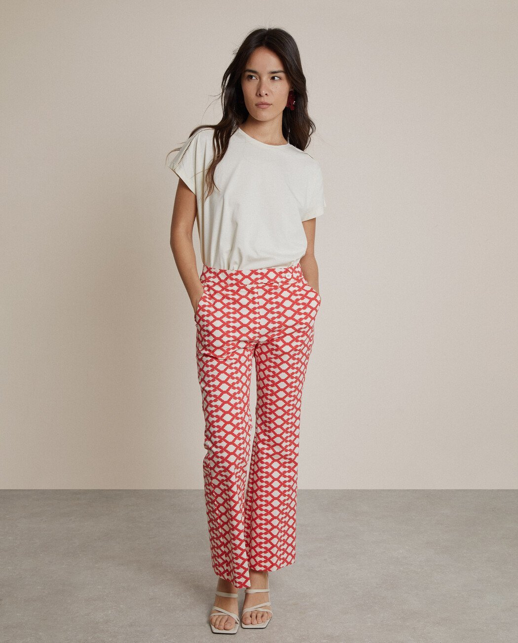 PANTALÓN FLARE ESTAMPADO