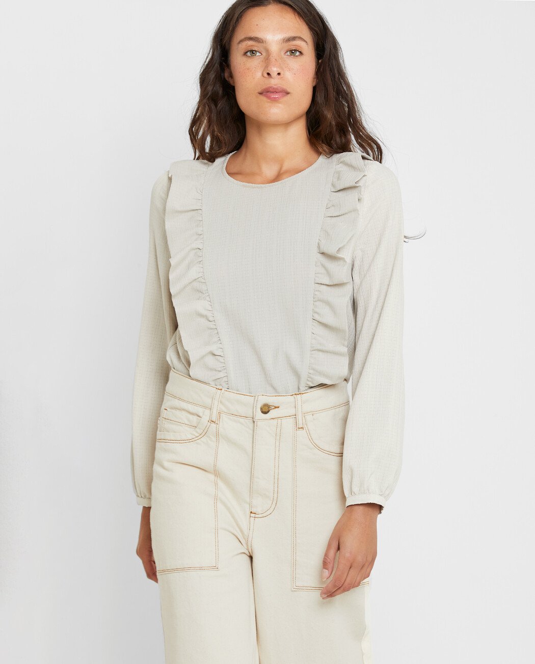 BLUSA VOLANTE FRONTAL
