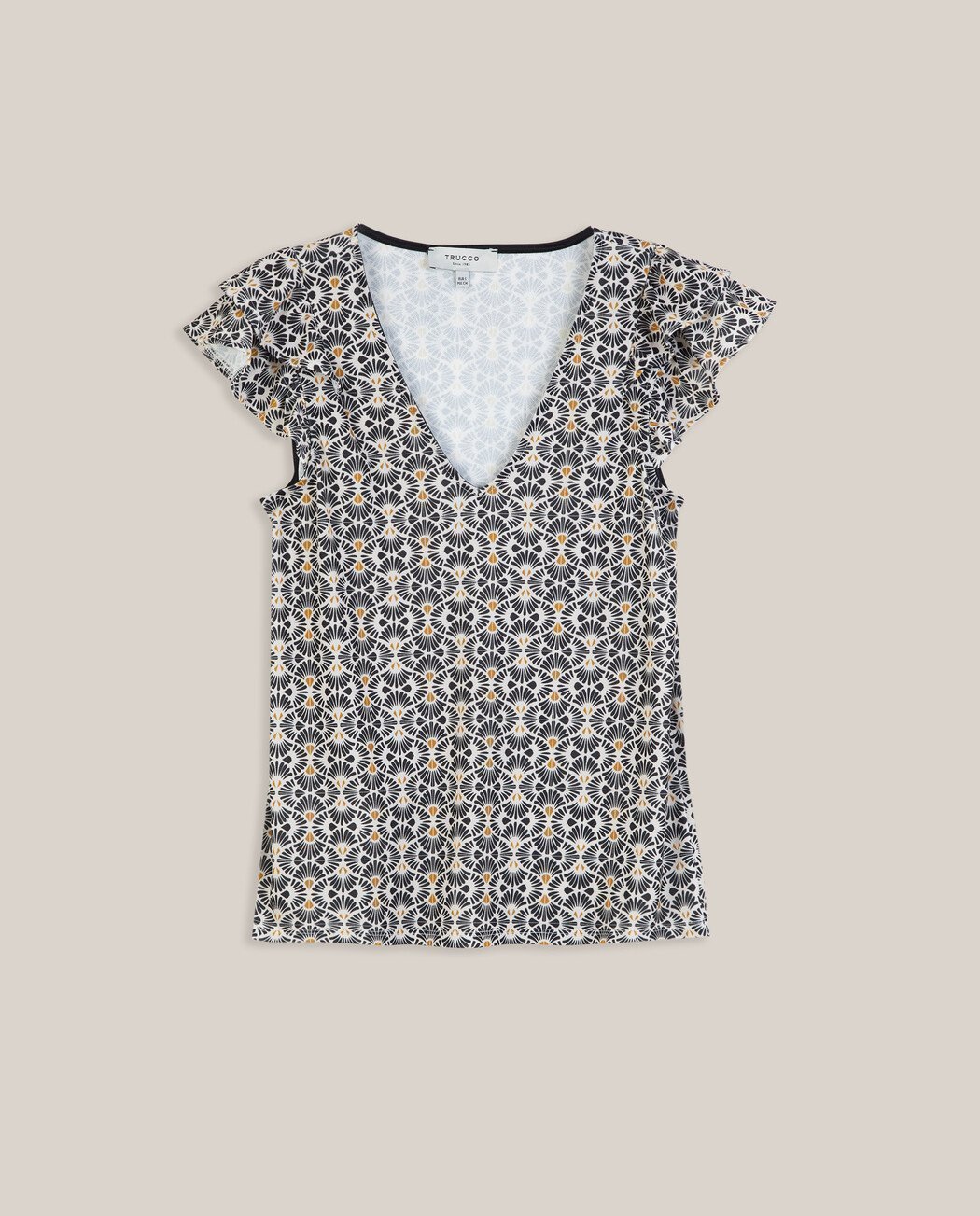 CAMISETA MANGAS VOLANTE