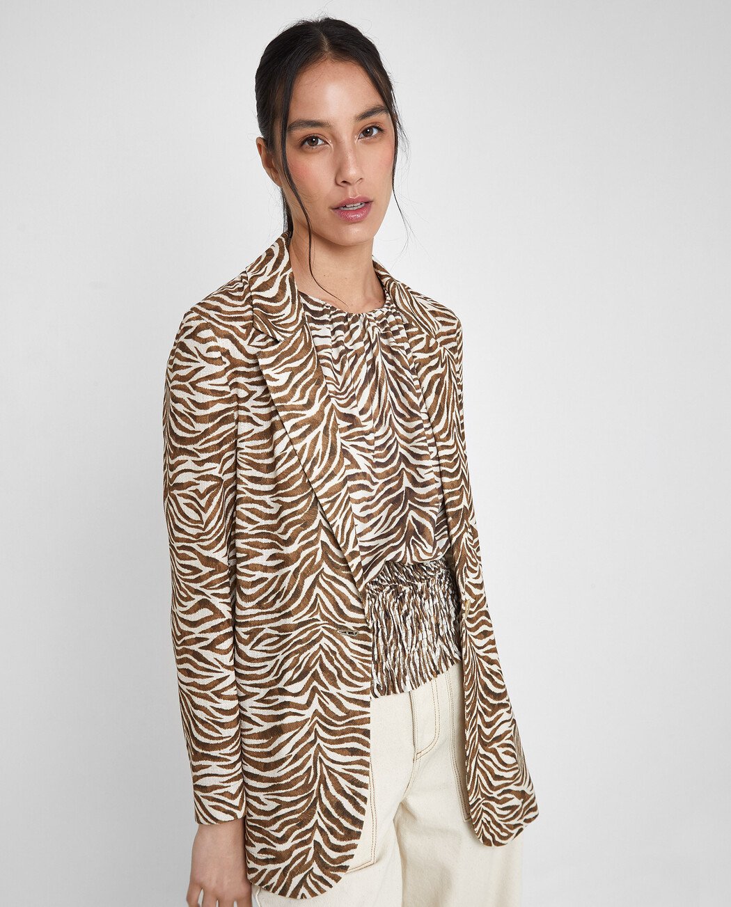BLAZER ANIMAL PRINT