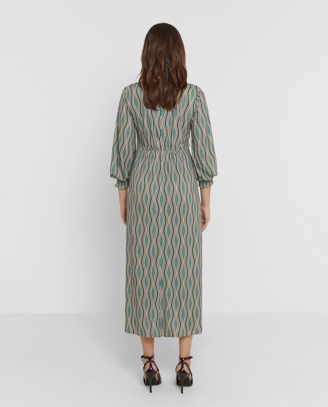 VESTIDO MIDI ESTAMPADO