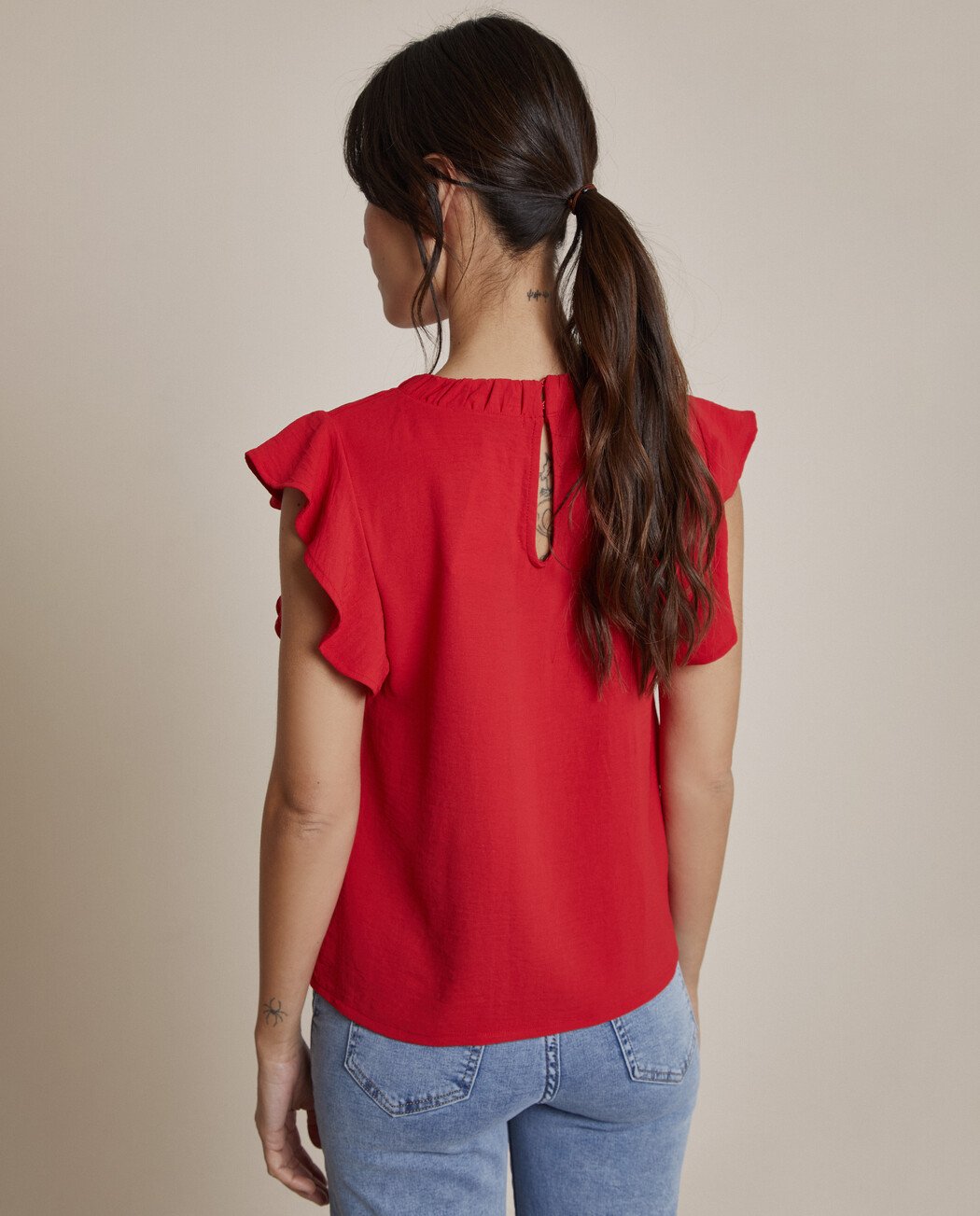BLUSA VOLANTE