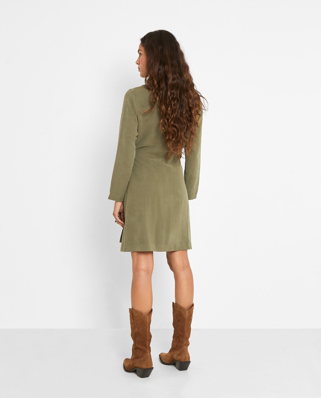 VESTIDO MIDI CRUZADO