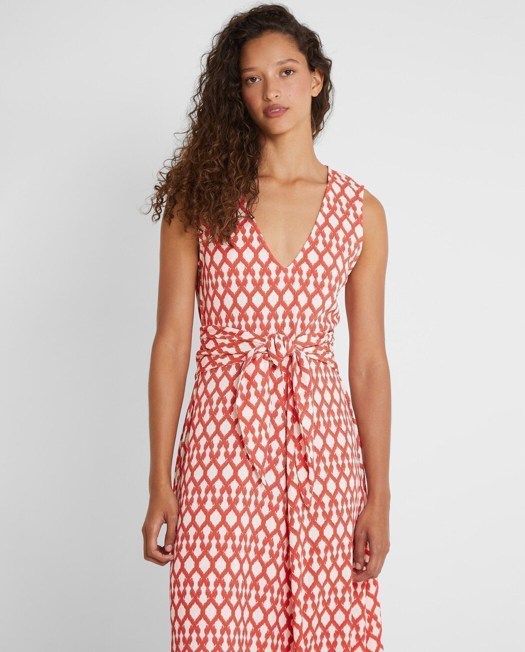 VESTIDO DE PUNTO ESTAMPADO