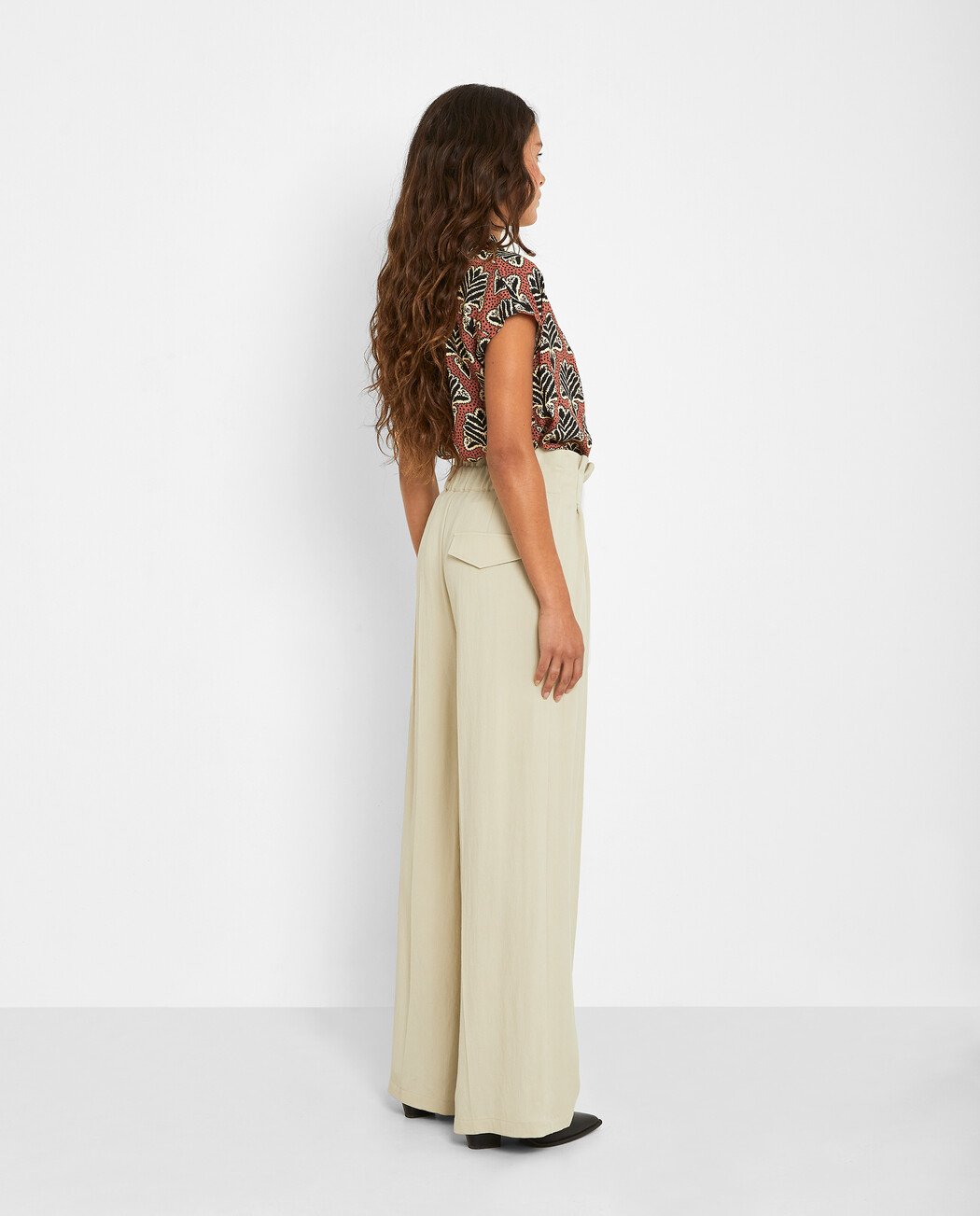 PANTALÓN PALAZZO DE TIRO ALTO