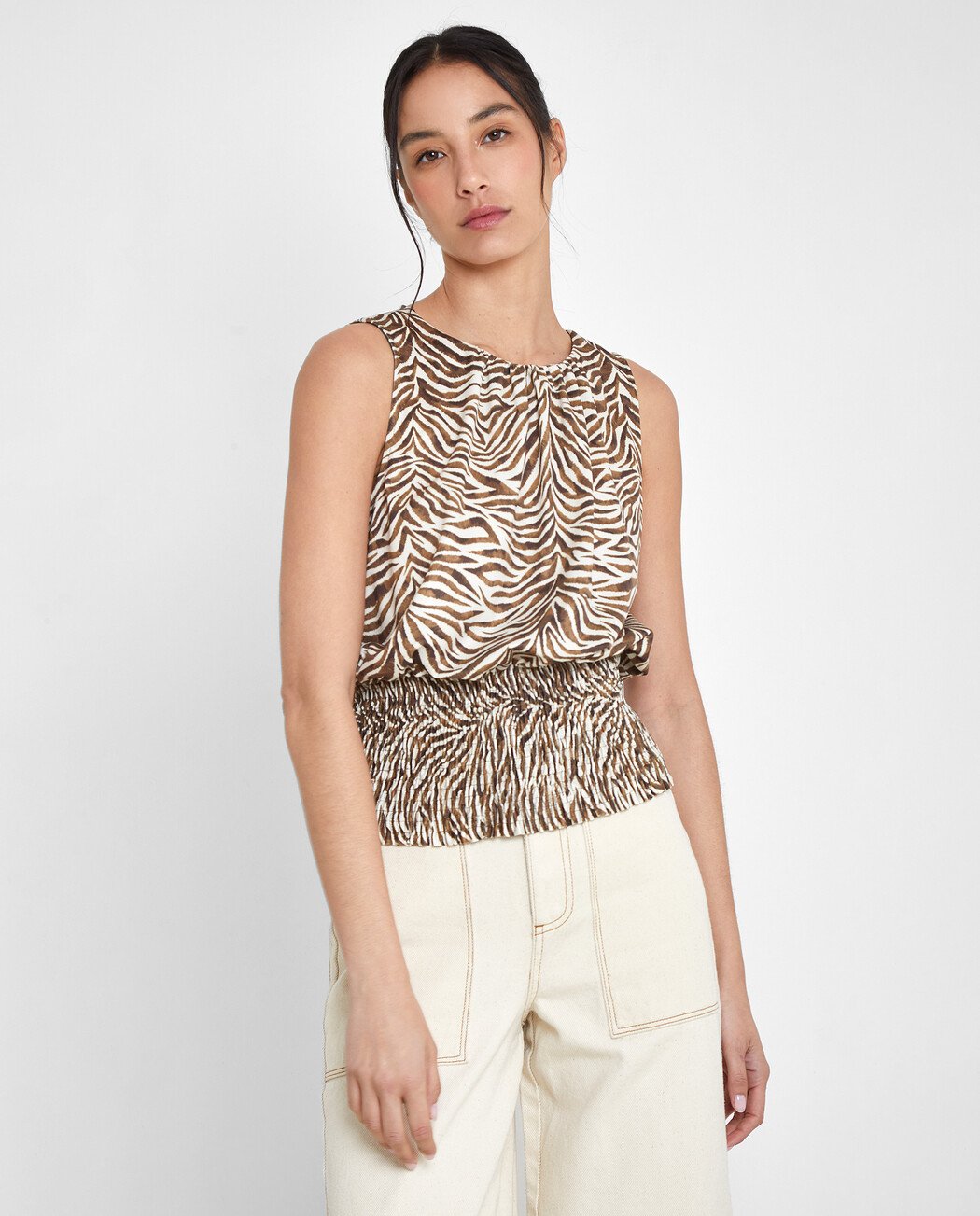 TOP ANIMAL PRINT
