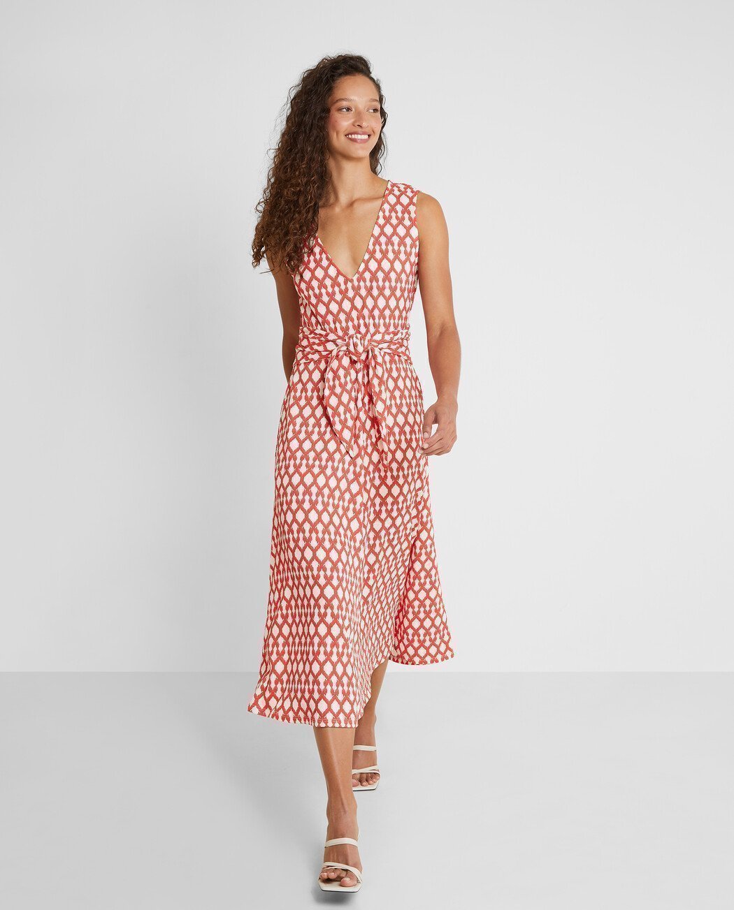 VESTIDO DE PUNTO ESTAMPADO