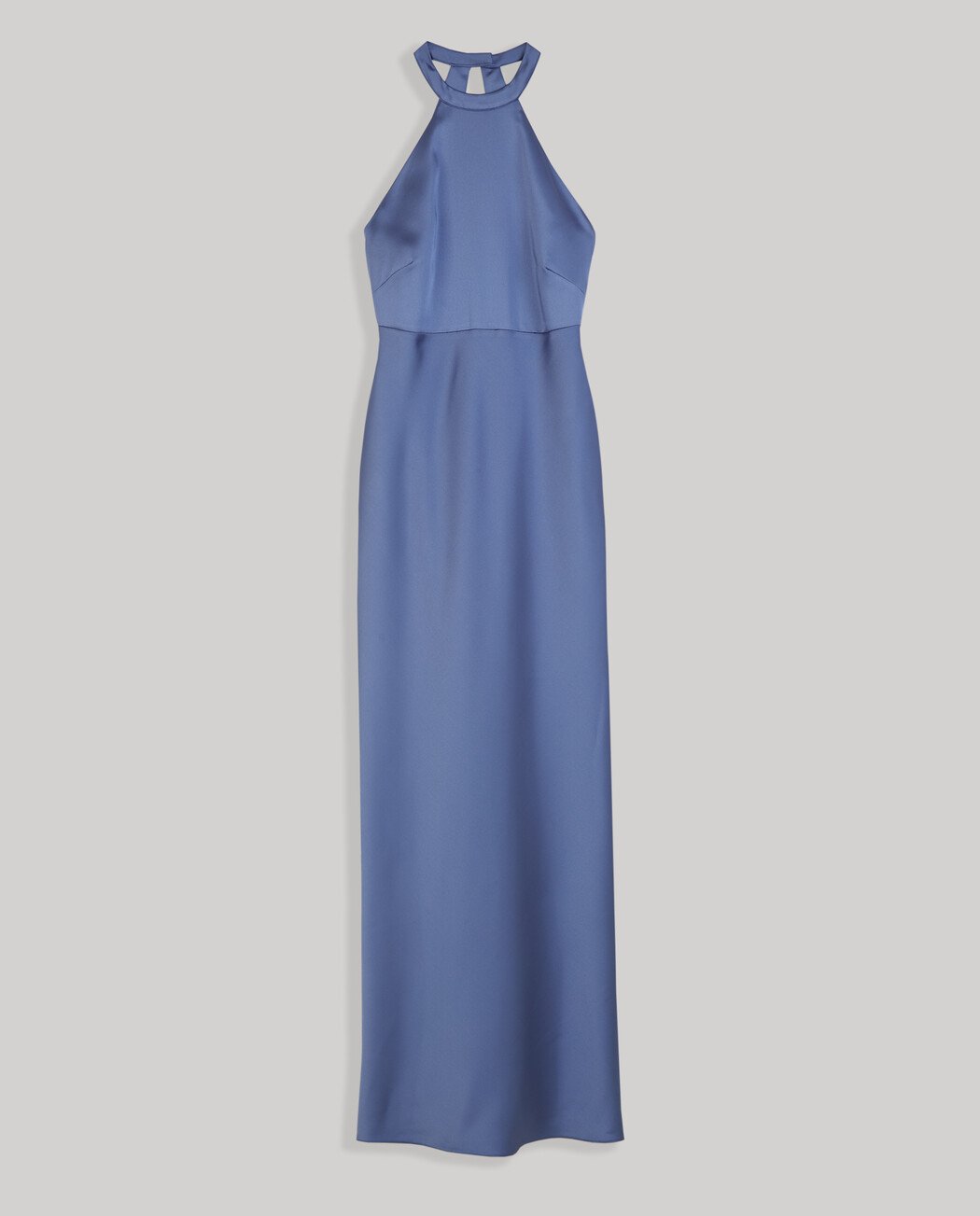 VESTIDO LARGO CUELLO HALTER