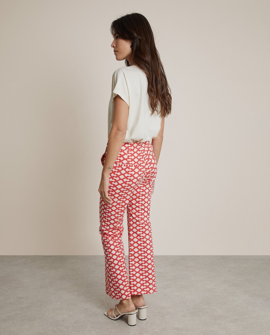 PANTALÓN FLARE ESTAMPADO